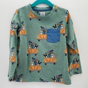 Polarn O. Pyret Long Sleeve Tee Volkswagon Beetle